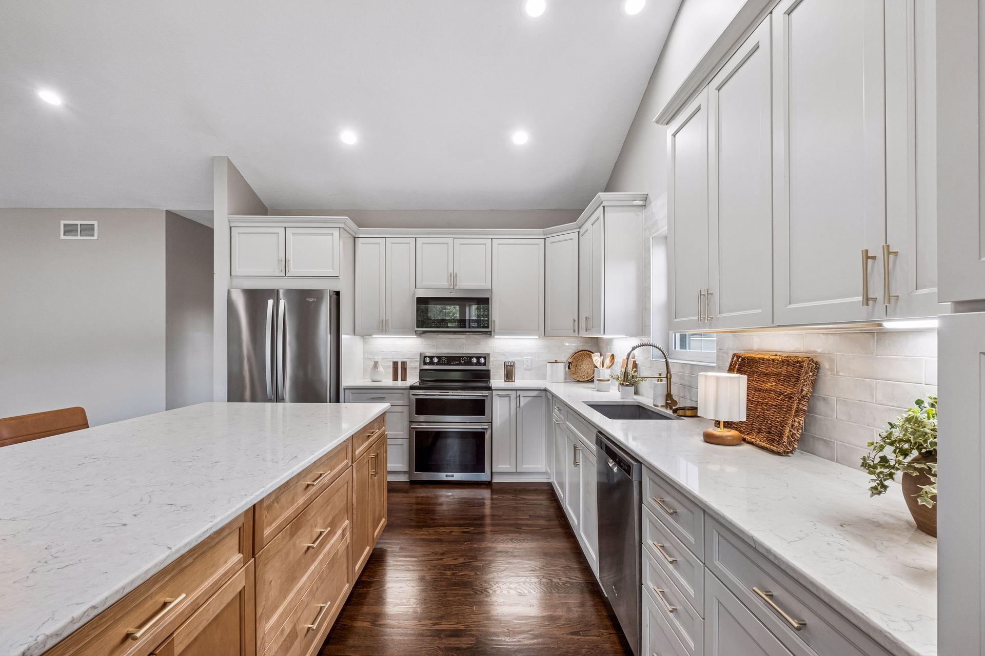 Abundant Cabinet Storage and Ample Counter Space