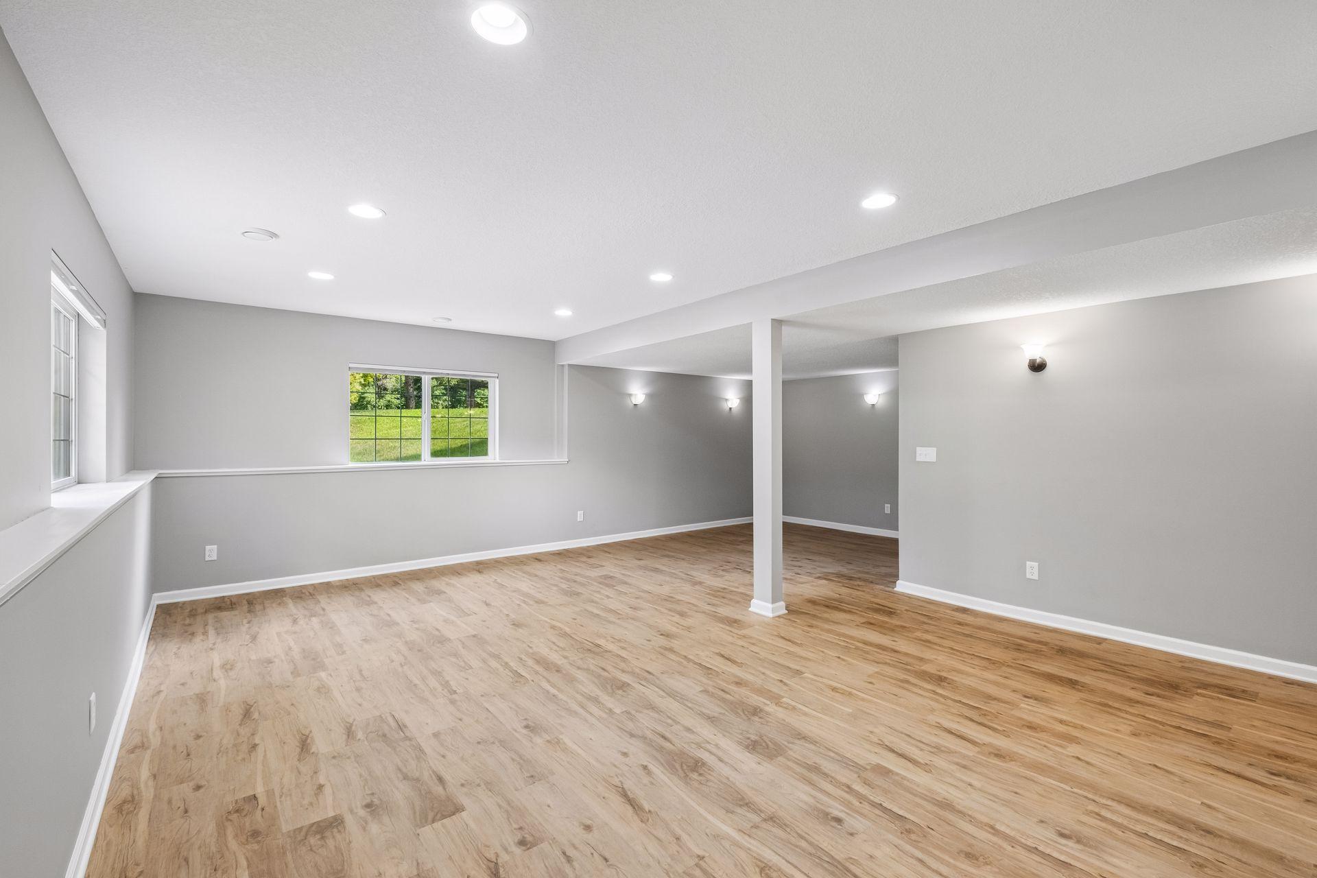 Lower Level Windows Bring in Abundance of Natural Light
