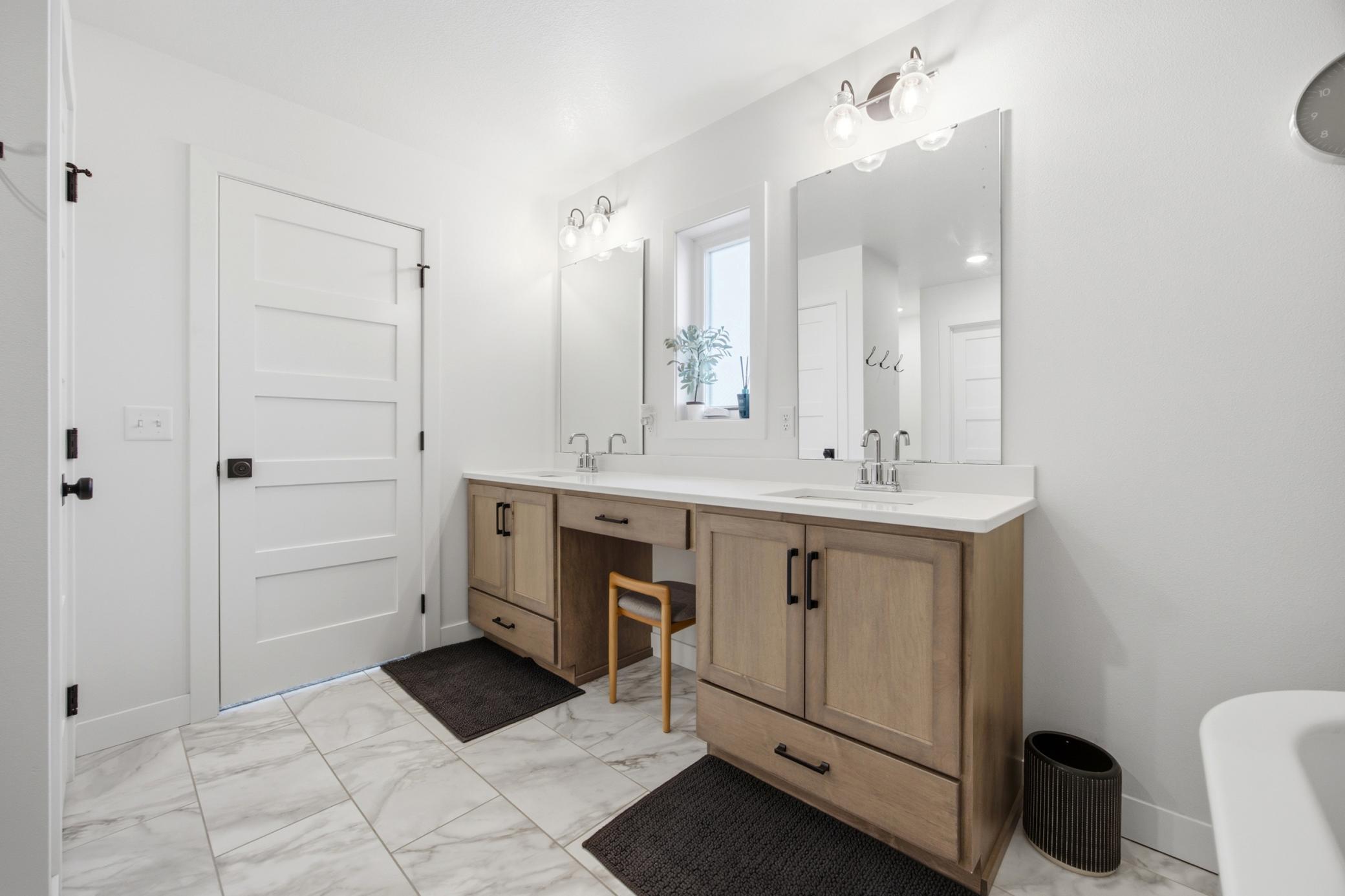 Primary Bath- Dual-Sink Vanity