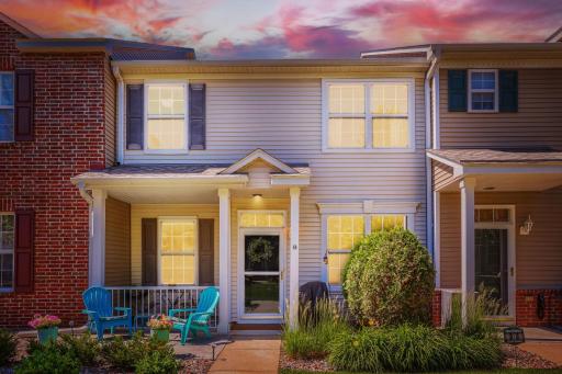 Relax and unwind after a long day on your cozy patio.