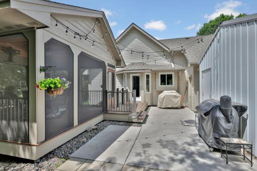 Great outdoor areas - screened porch is awesome!