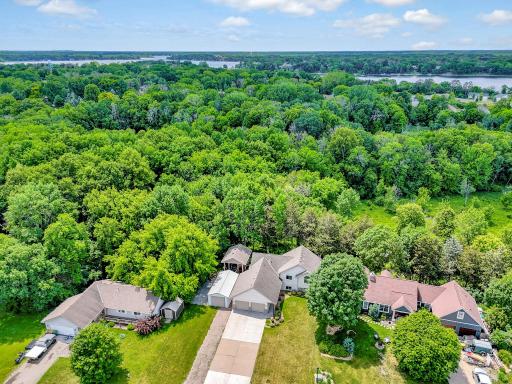 Surround by natural wooded areas and lakes