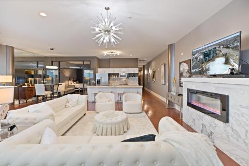 Bright and open living space filled with natural light.