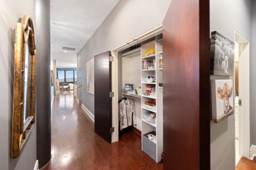 Smart use of space with dedicated utility and storage areas.