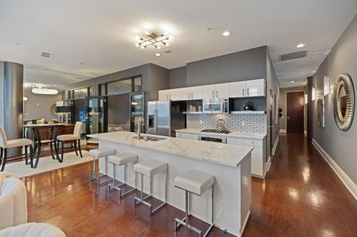 A kitchen designed for both function and style.