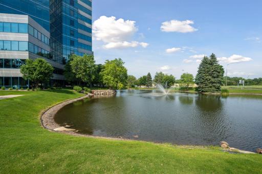 Serene pond views offering a calm, relaxing atmosphere, perfect for everyday living.