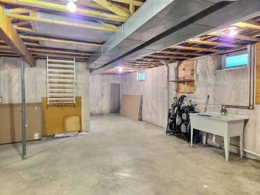 The 4th level of the home is ready for your finishing touches