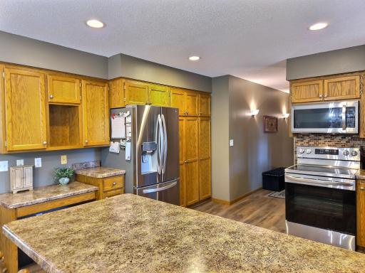 Cabinets galore with offering plenty of space for storage.