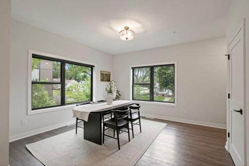 Gorgeous Corner Dining Space With Lots Of Natural Light!