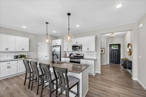 Photo for 19946 Hunters Ridge, Corcoran, MN 55374 - listing #7091173 Kitchen - photo is of staged Westview plan