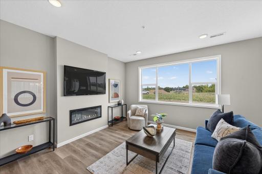 Living room - photo is of staged Westview plan