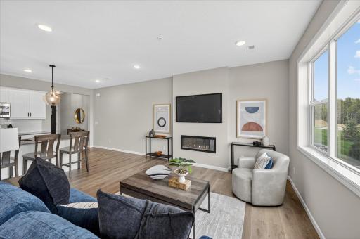 Living room - photo is of staged Westview plan