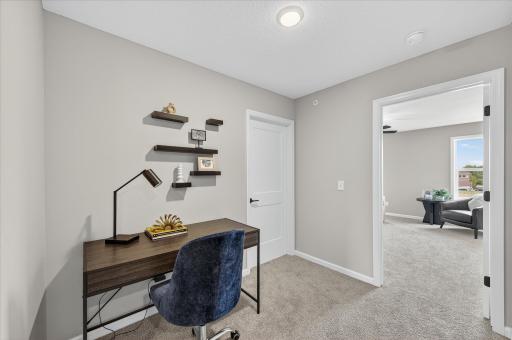 Loft nook - photo is of staged Westview plan