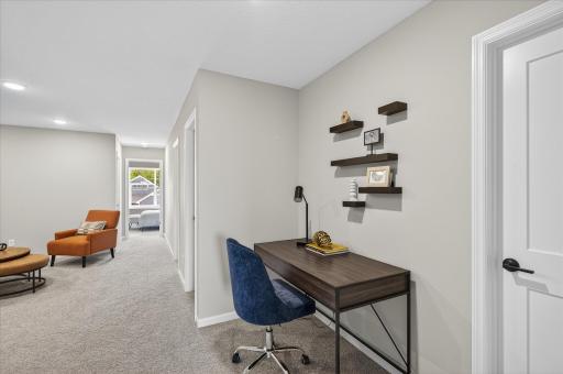 Loft nook - photo is of staged Westview plan
