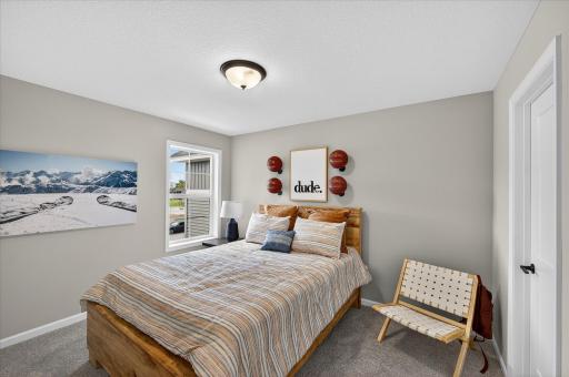 Bedroom - photo is of staged Westview plan