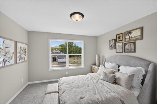 Bedroom - photo is of staged Westview plan