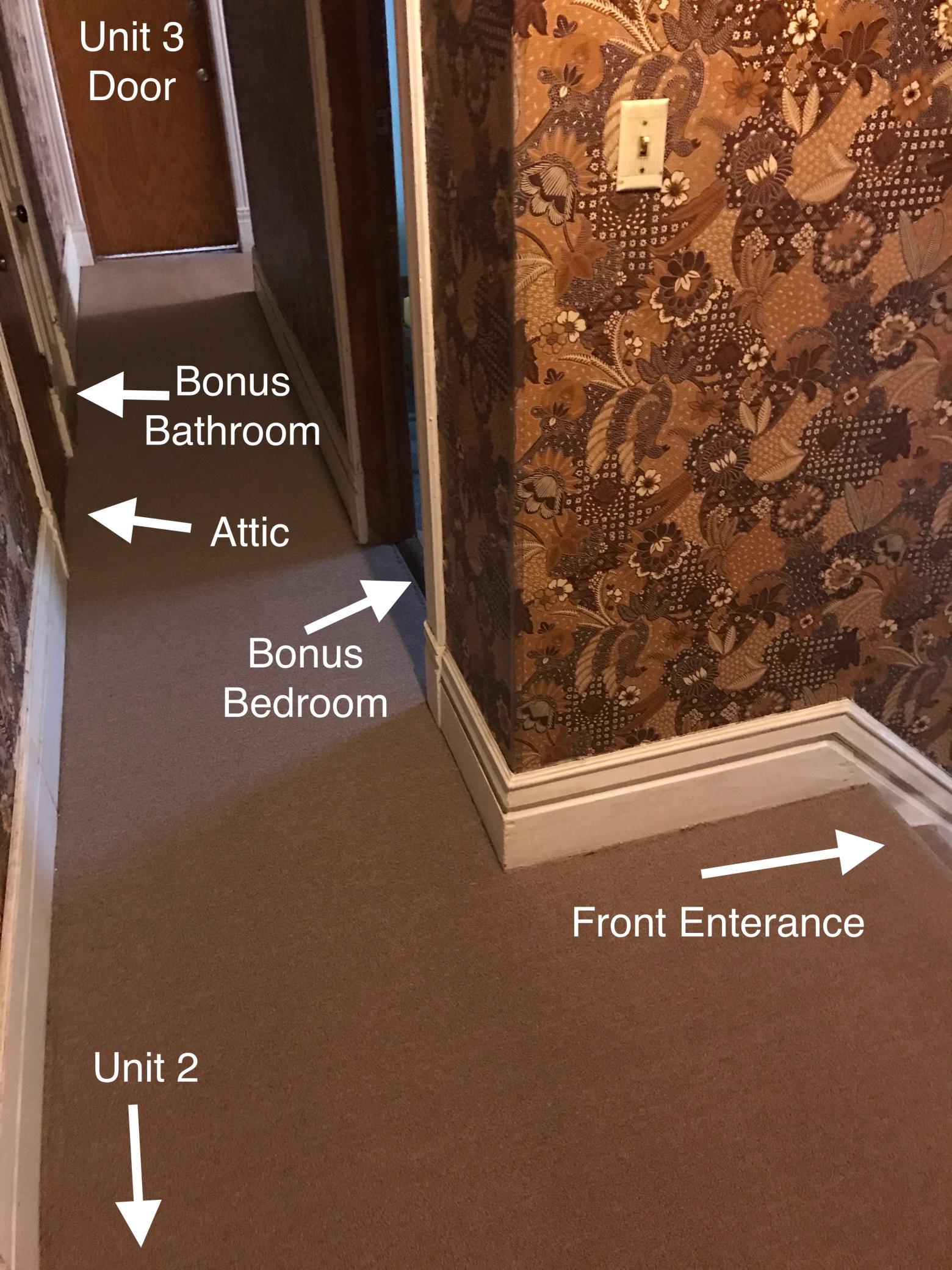 Upper level hallway