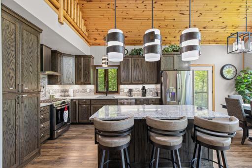 Belly up to the counter top and enjoy the conversations.