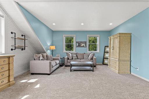 Such a great sitting area to relax, read a book or watch some television.