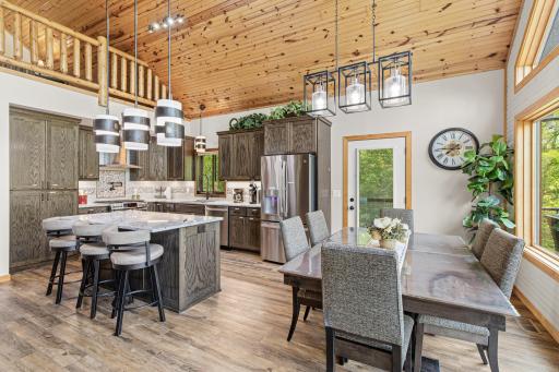Think of the memories that will be had around this dining room table.