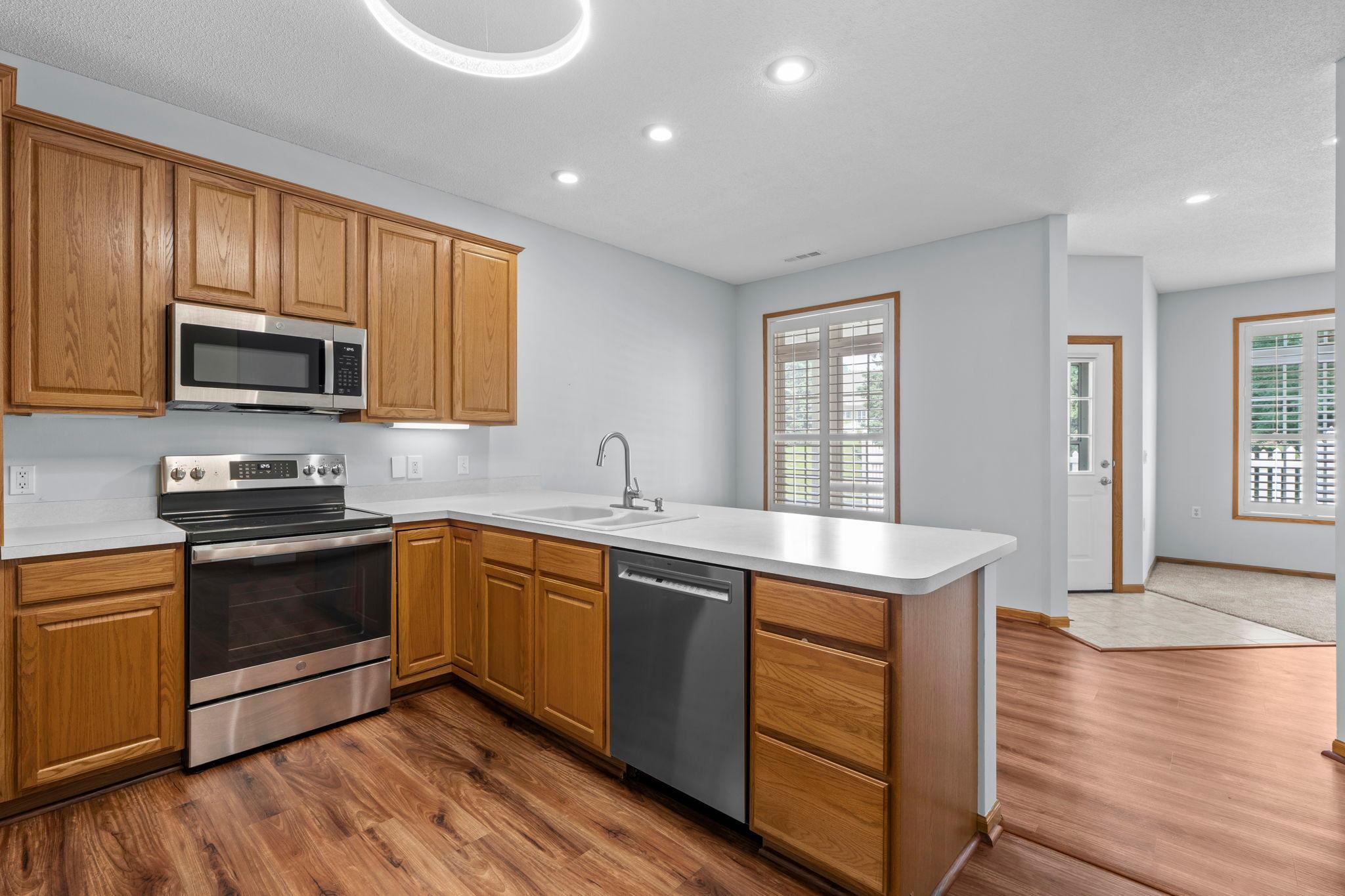Seamless open floor plan!