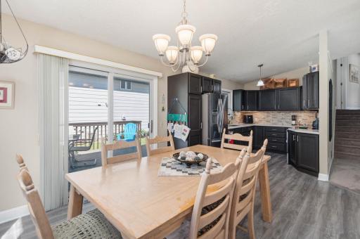 Very nice spaces for family dining and entertaining!
