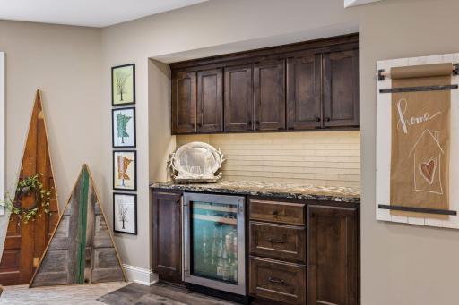 Image a coffee bar or snack buffet for game day.