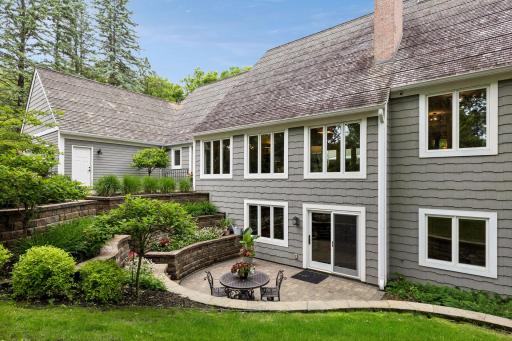 This home truly delights with private outdoor spaces.