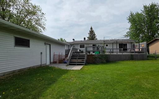 Rear exterior with deck