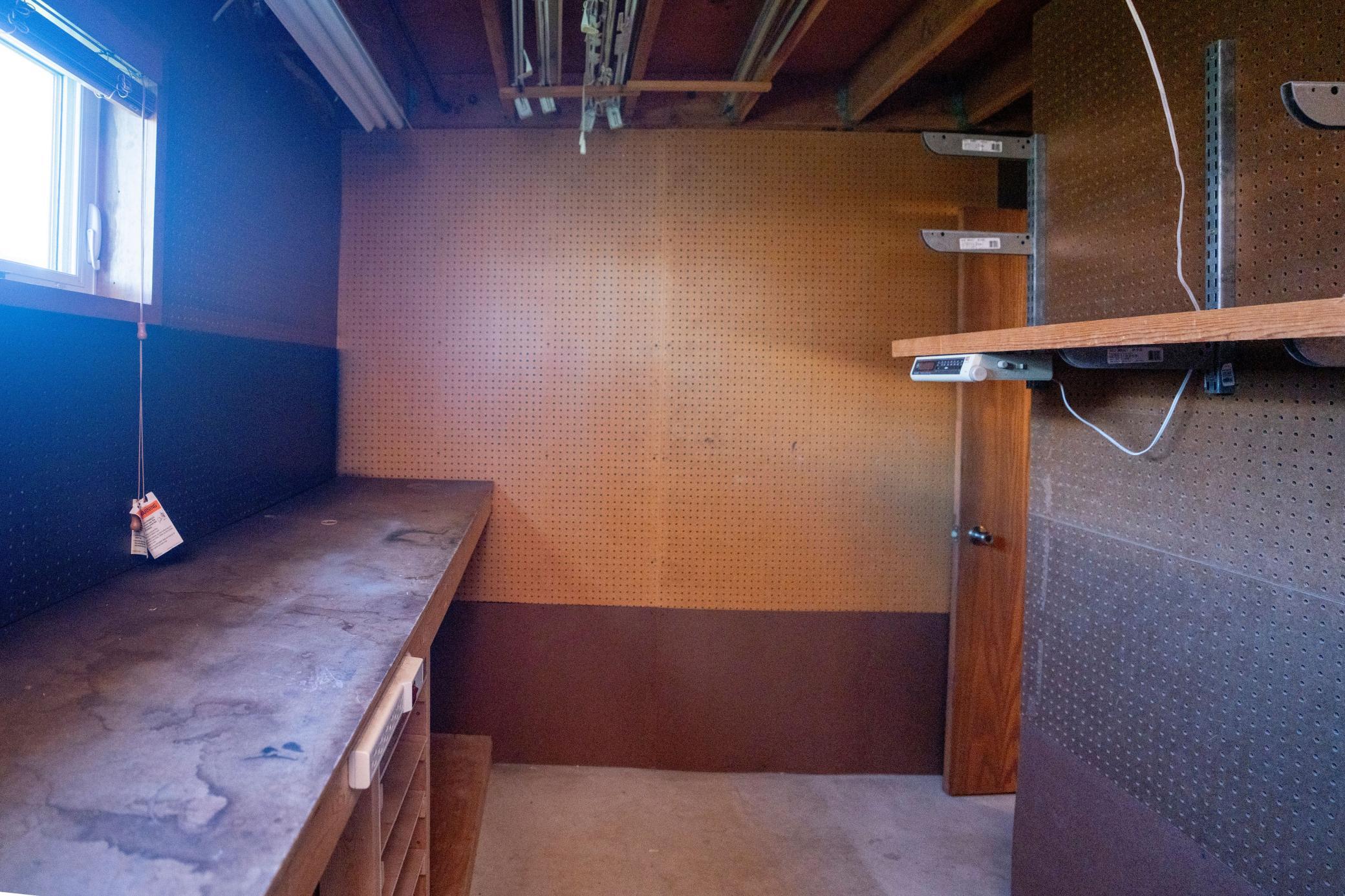Basement workshop