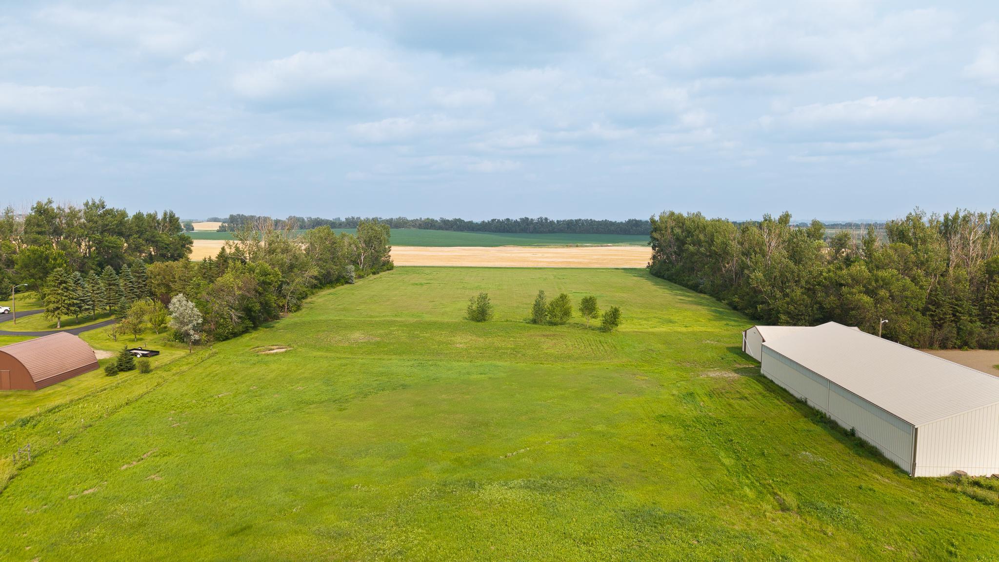 Pasture aerial view