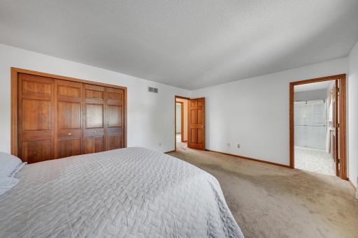 Master Suite showing entrance to Master Bath