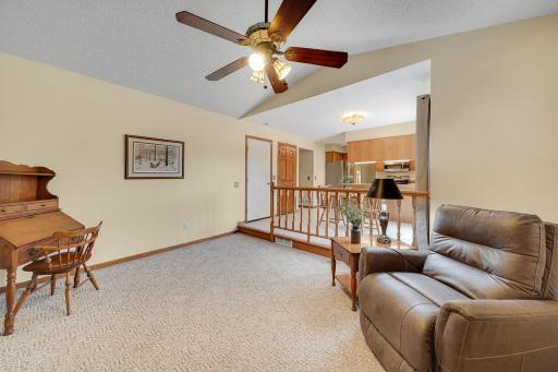 Family room over looking Informal Dining