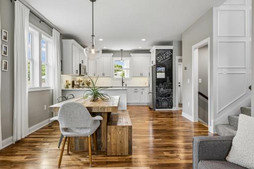 Informal dining area provides a welcoming spot for everyday gatherings.