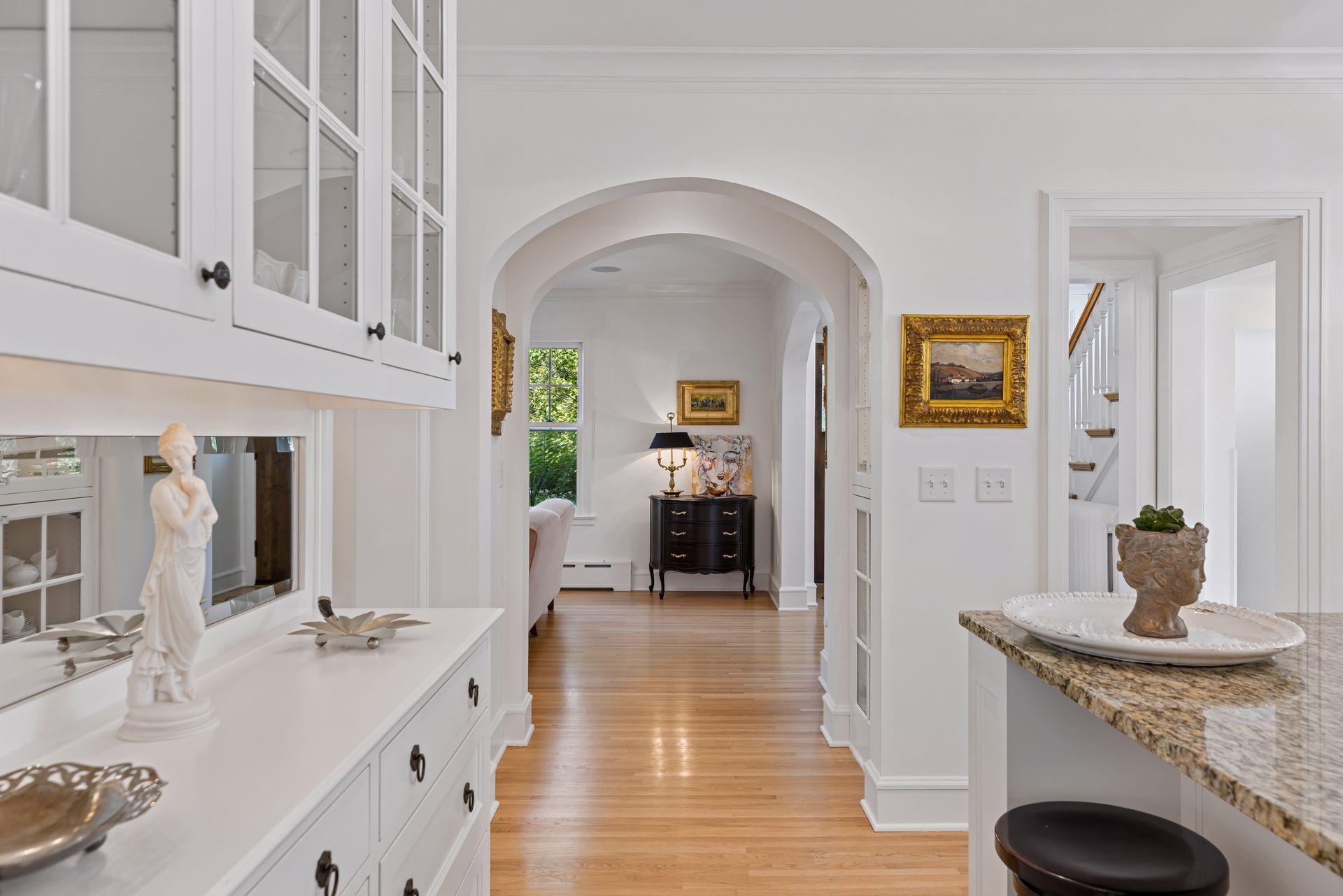 Endless storage throughout kitchen.