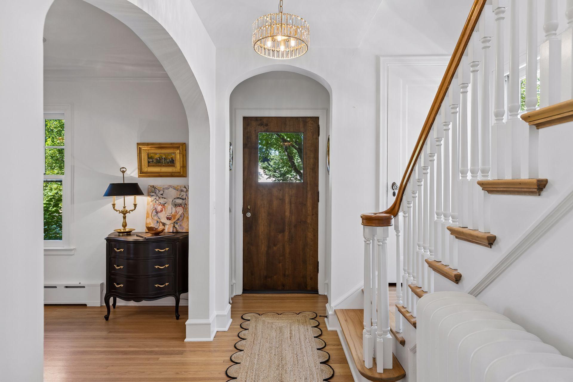 Front entry flows seamlessly into living spaces.