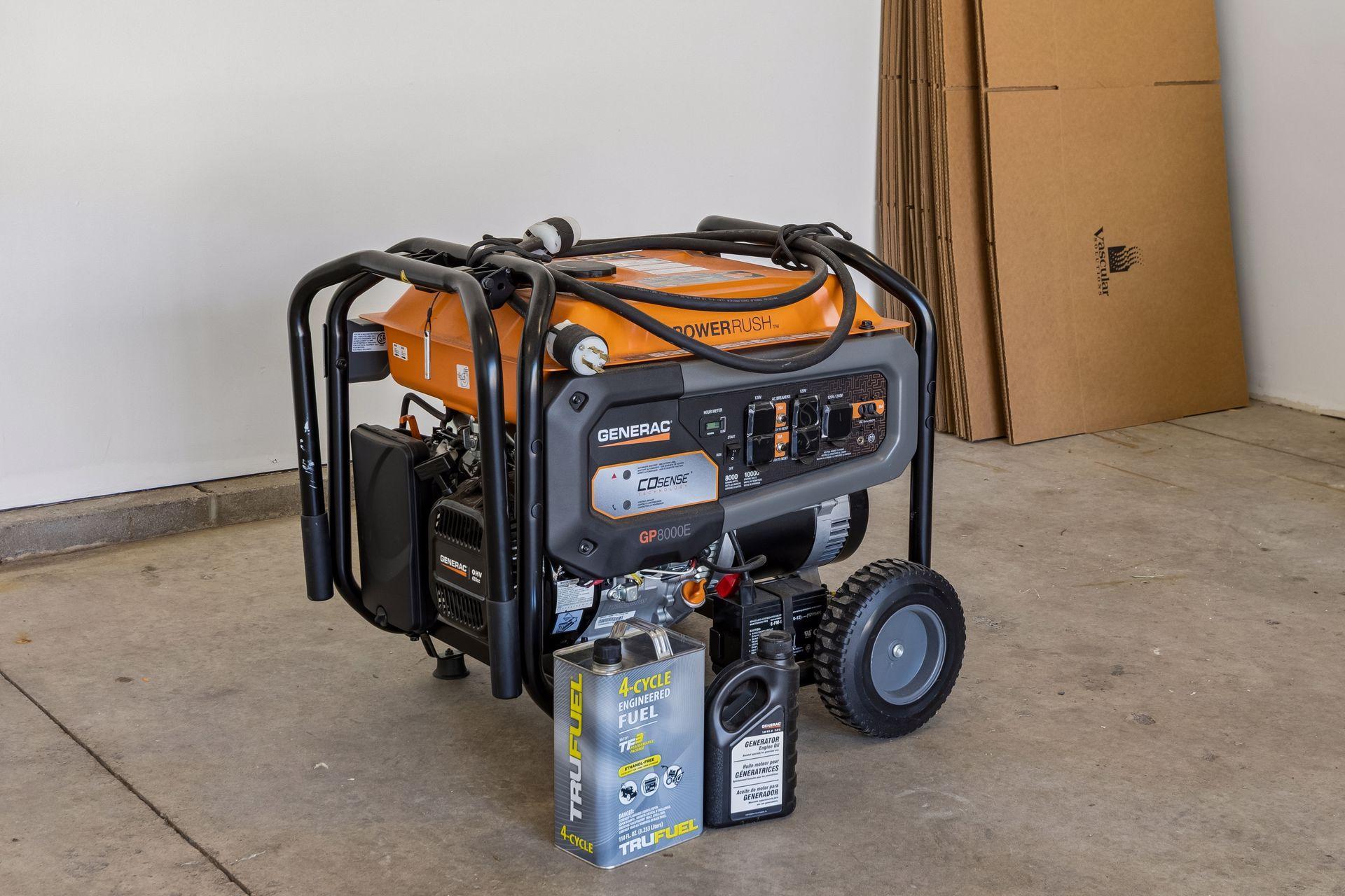 Generator for house on separate elec panel 100 amp.