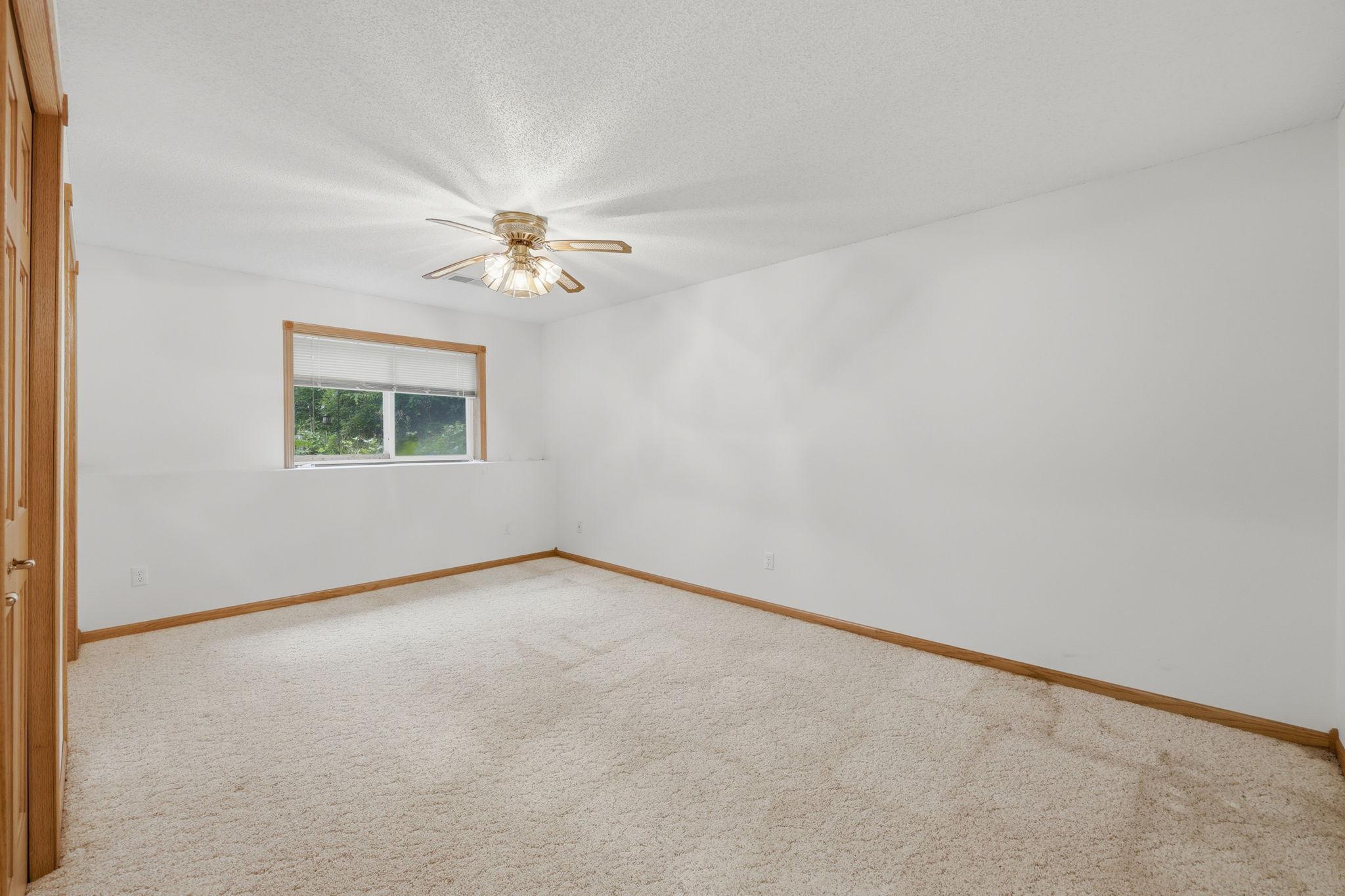 Lower level bedroom