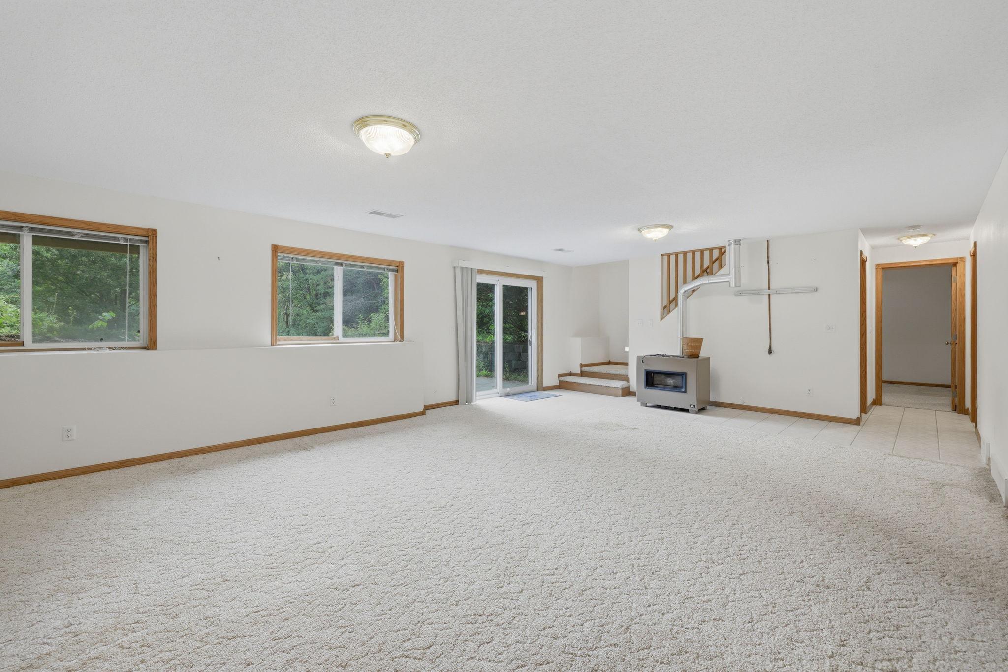 Lower level rec room