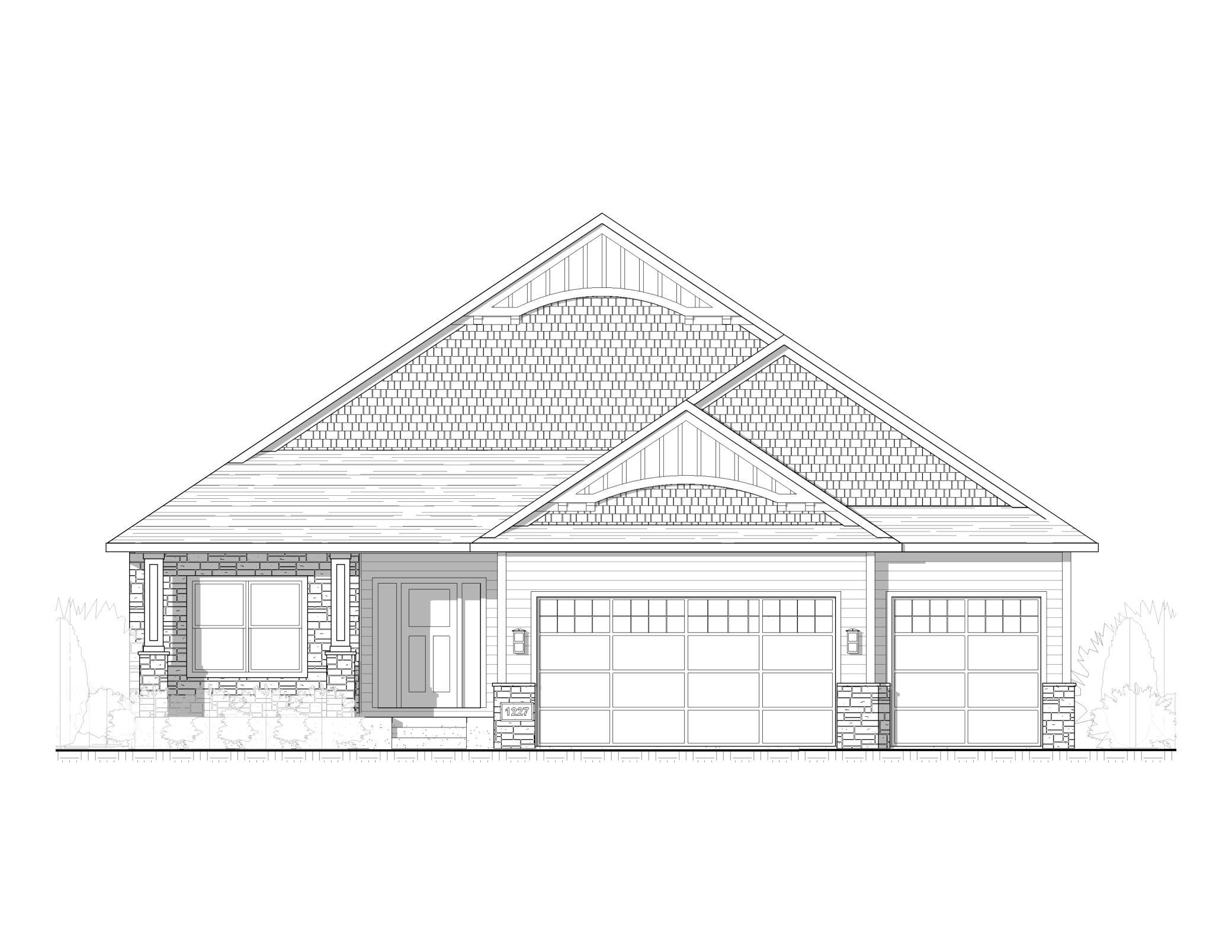 OneTenTen Homes Brooklyn Exterior Rendering