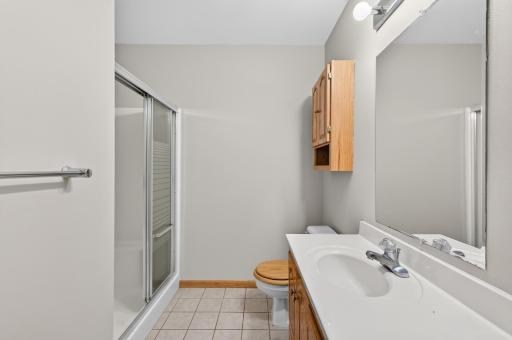 3/4 Bath in the lower level