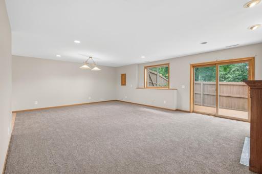 Walkout family room