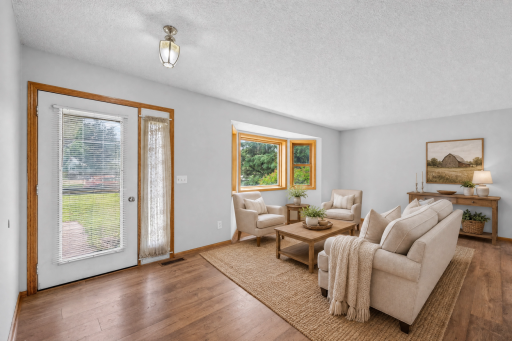 Living Room Staged Virtually