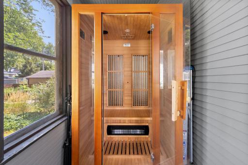 Back Porch with Sauna