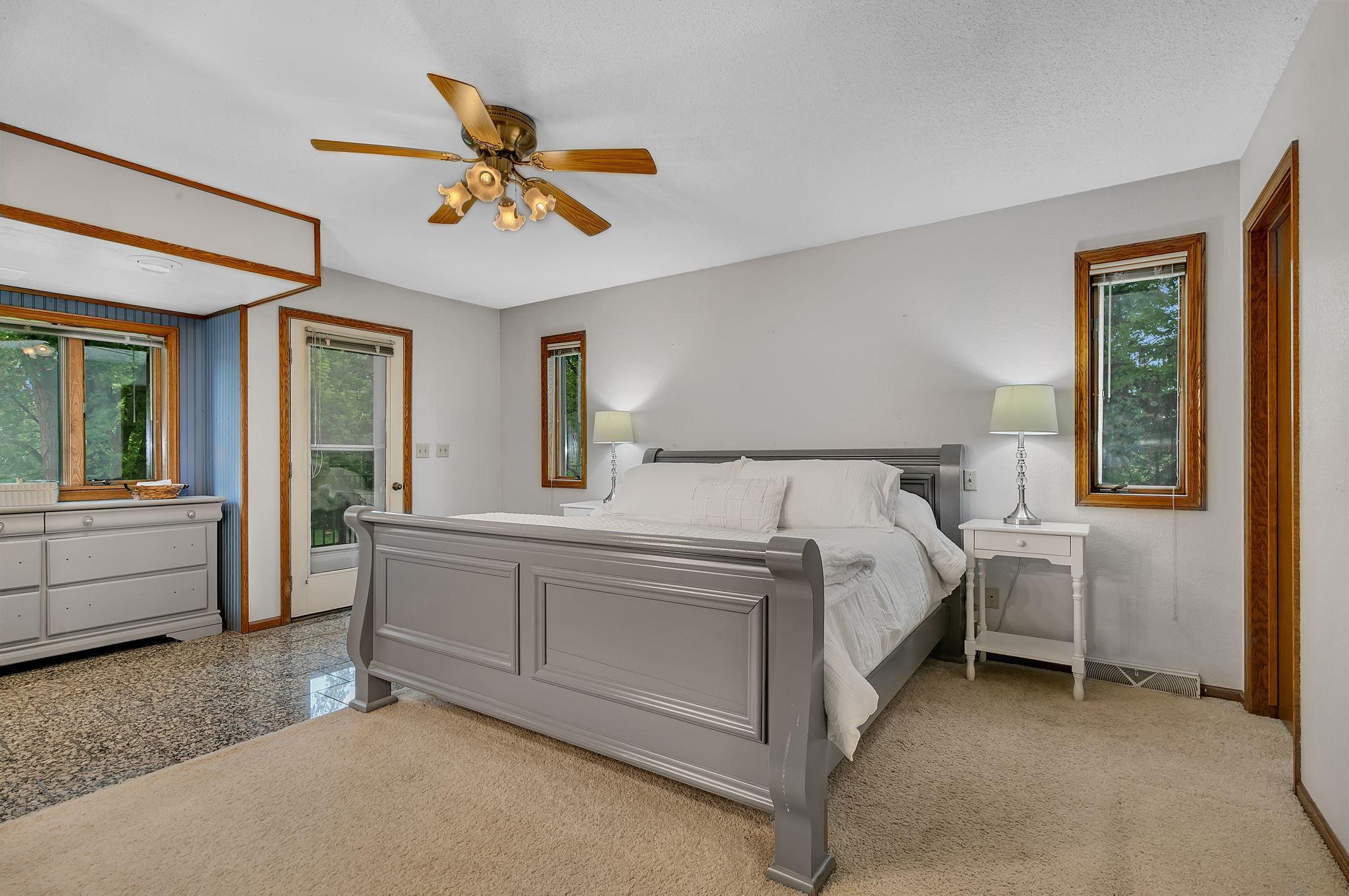 Primary Bedroom with Deck Access
