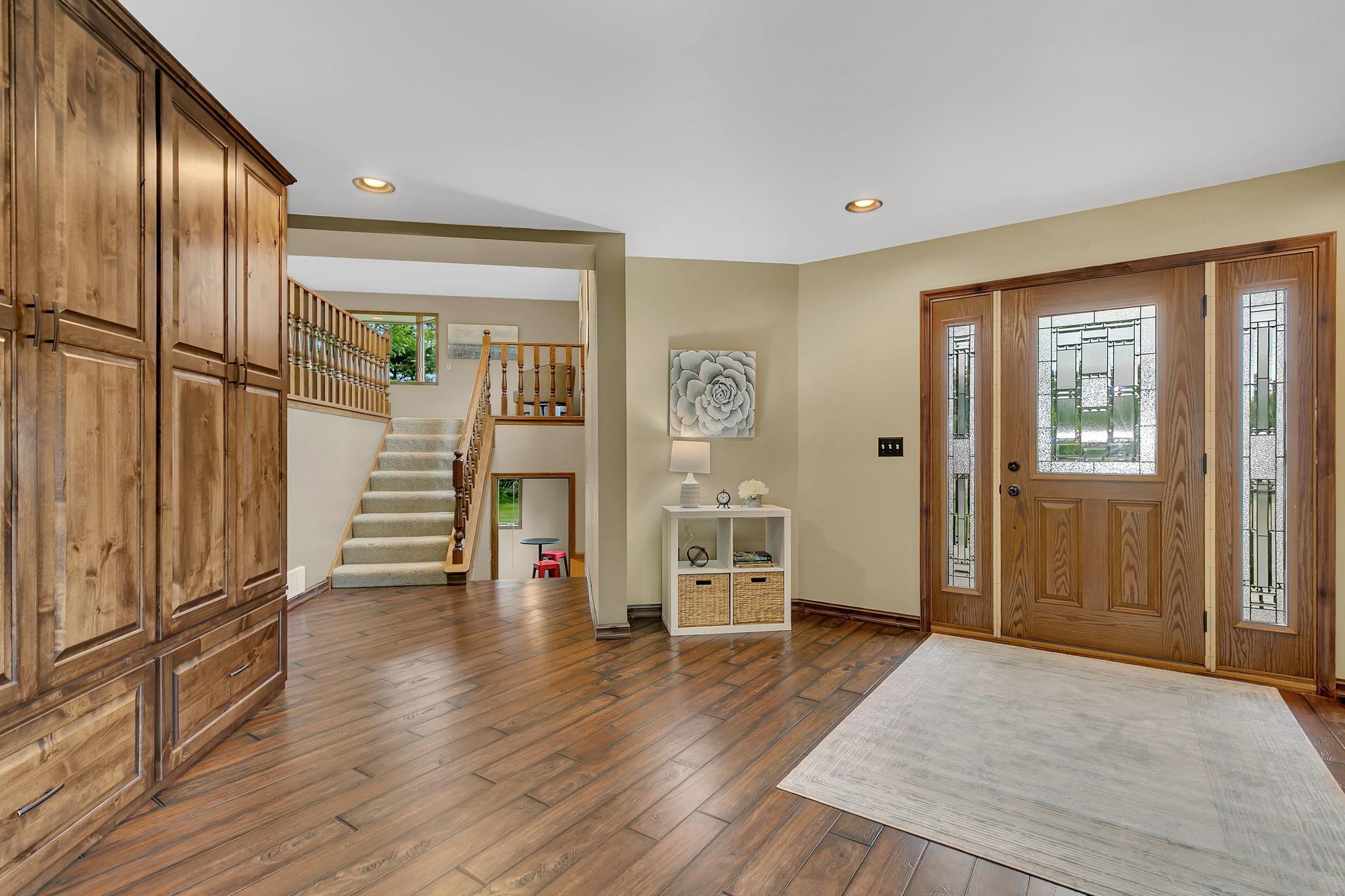 Stunning Hardwood Floor and Expansive Space