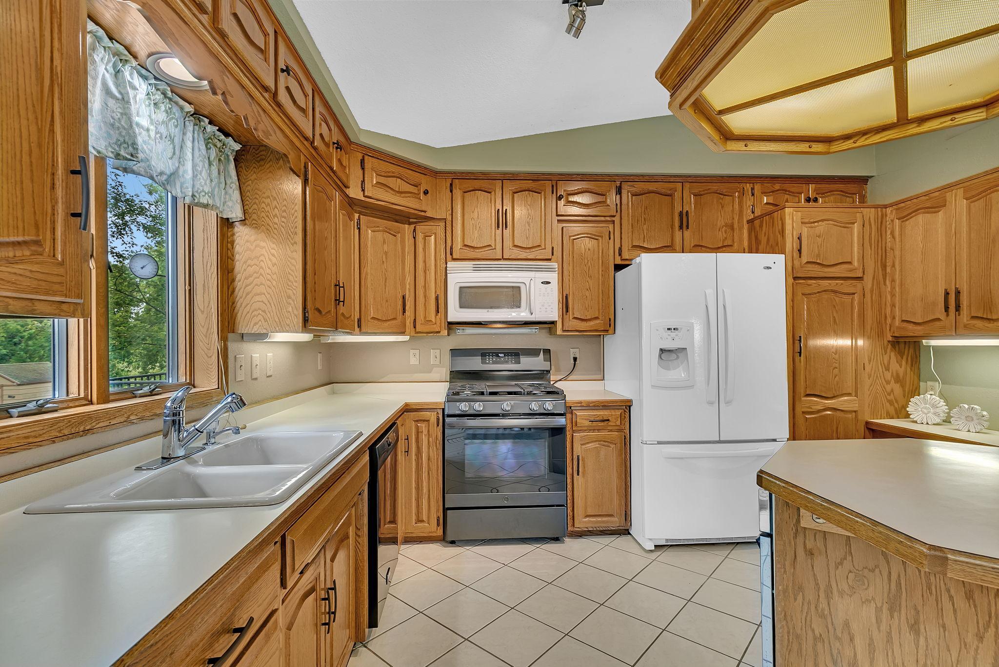 Gas Stove and Kitchen Lookout Window
