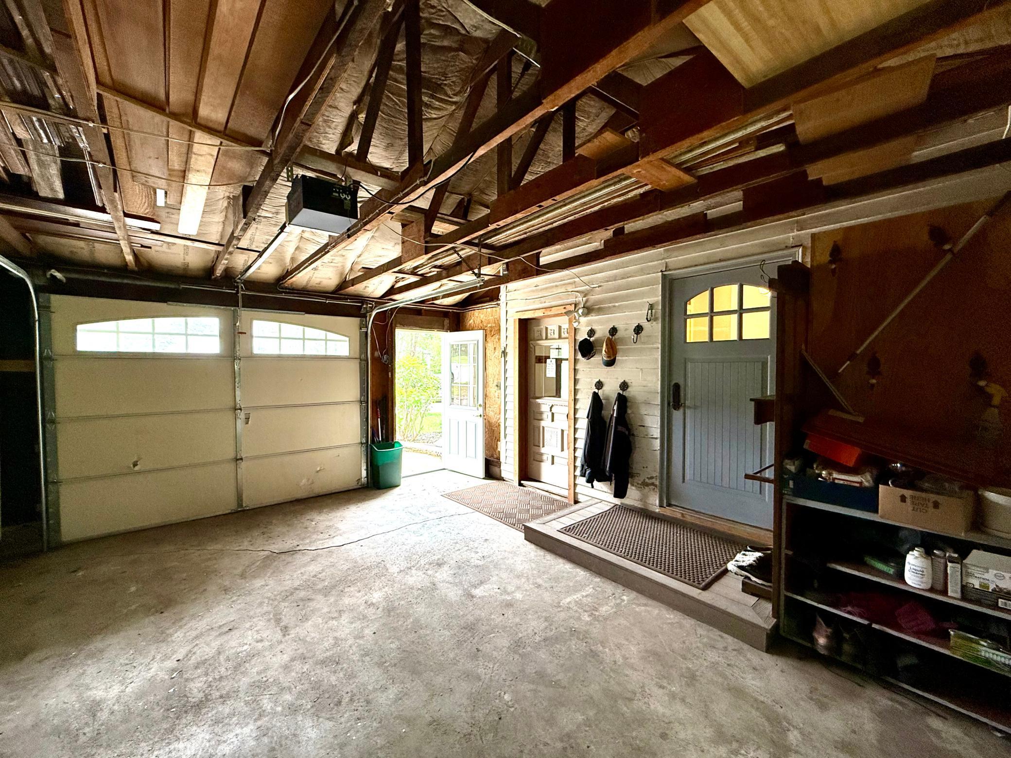 Attached garage