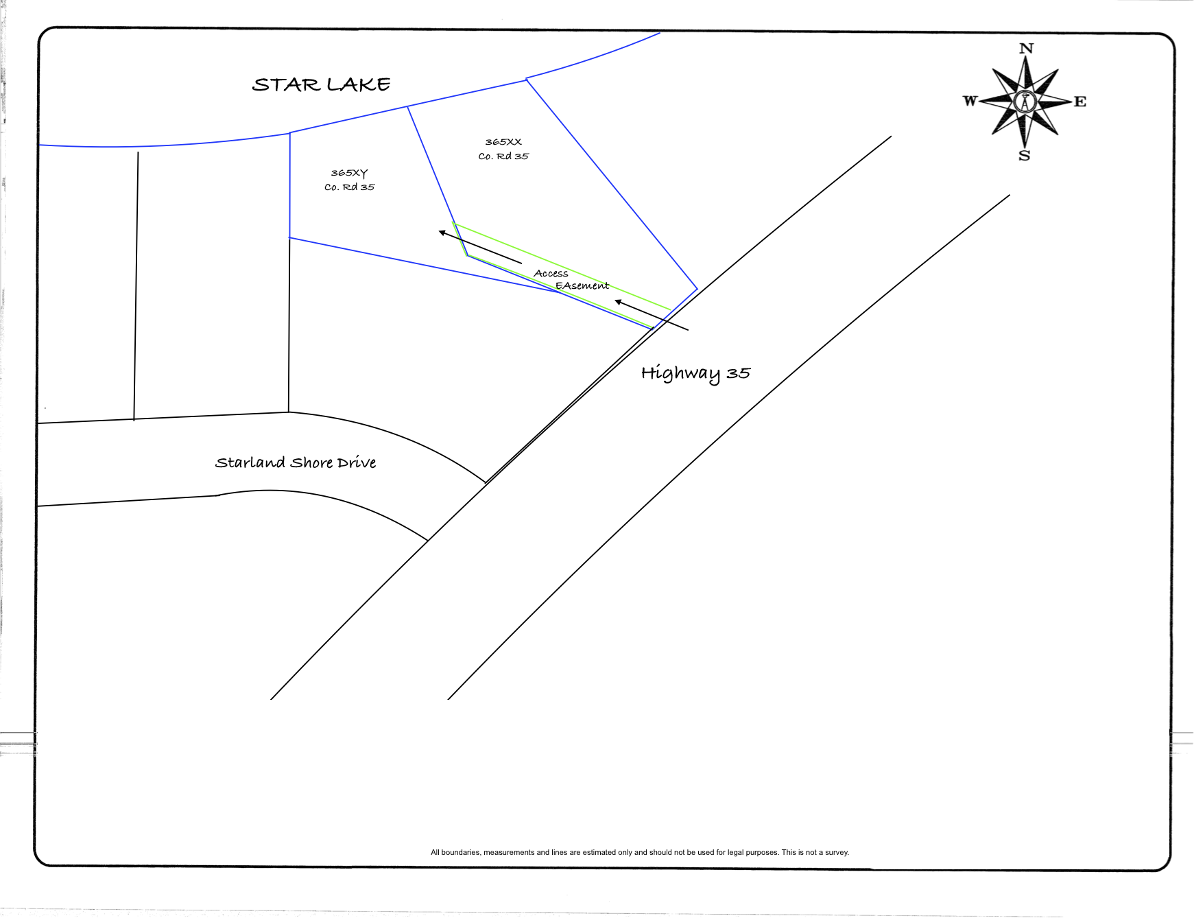 Access Easement to Adjacent Lot