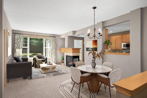 You'll love this townhome with all of the large windows getting beautiful western exposure.